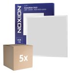 Mehrfachpackung 5x Noxion LED Panel Ecowhite V4.0 28W 3360lm - 830-840-865 CCT | 60x60cm - UGR <19 - Philips driver